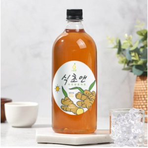 ” Sweet Cook Vinegar & Natural Fermented Ginger Vinegar 100% Additive-Free, 1L, 1ea”