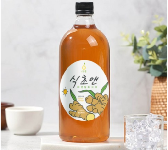 ” Sweet Cook Vinegar & Natural Fermented Ginger Vinegar 100% Additive-Free, 1L, 1ea”