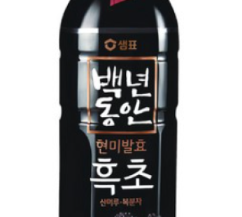 Samyang Baeknyeonnyeon Sanmeoru Bokbunja Brown Rice Fermented Black Vinegar, 900ml, 1ea