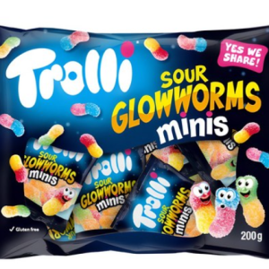 Trolley Sour Gummy Candy Minis, 200g, 1pc