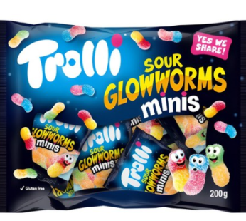 Trolley Sour Gummy Candy Minis, 200g, 1pc
