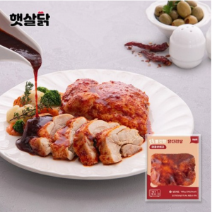 Spicy BBQ Chicken Leg Meat with More Chewy Flavor (100gX1 Pack), 100g, 1 Piece