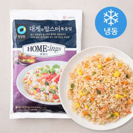 Cheongjeongwon Homings Crab and Lobster Fried Rice for 2 (Frozen), 420g, 1 piece