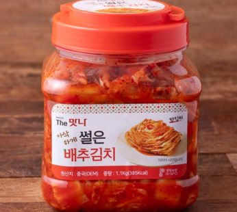 Inwoo The Tasty Sliced Cabbage Kimchi, 1.1kg, 1 piece