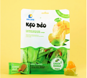 Vietnam Dai Long Keo Deo Green Mango Jelly 300g (Sour), 300g, 1pc