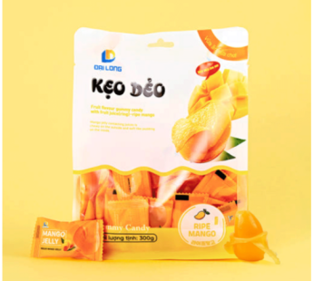 Vietnam Dai Long Keodeo Mango Jelly Life 300g (Sweet), 300g, 1pc