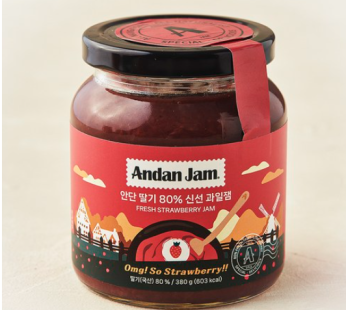 Organic strawberry jam made with dad and grains 220g, 220g, 1 piece