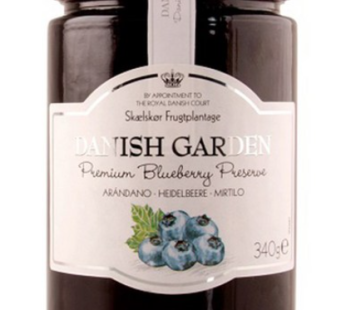 Danish Garden Premium Blueberry Jam, 340g, 1pc