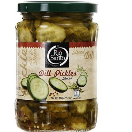 Rio Santo Dill Pickle Slices, 550g, 1pc