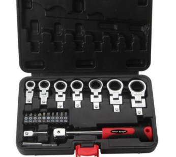 Ratchet Wrench 20pcs Set Flexible Gear Ratchet Wrench Spanner Set