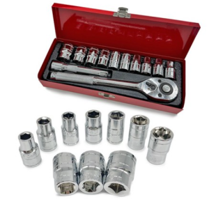 Socket Wrench Set 12PCS Ratchet Handle Box R