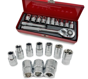 Socket Wrench Set 12PCS Ratchet Handle Box R