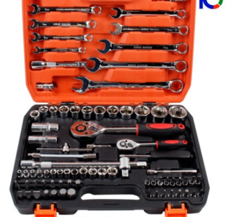 ITL Box Set Box R Wrench Socket 82PCS (1/2 1/4)