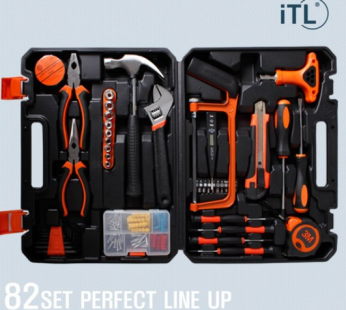 ITL Tool Set Hand Tools Household Industrial TS-PF082 (82 Pieces)