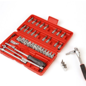 Rocker Socket Wrench Automotive Box Tool Set