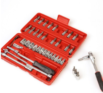 Rocker Socket Wrench Automotive Box Tool Set