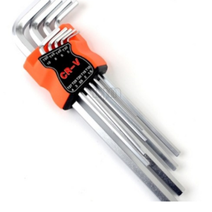 ” Dangjangmall 9P hex wrench set long type 6-bit”