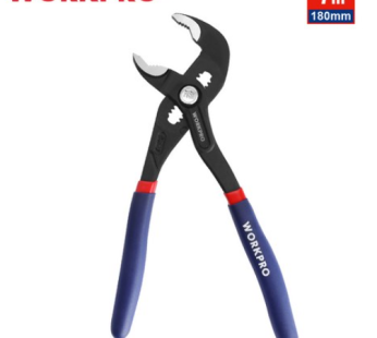 WORKPRO 180|250mm Water Pump Pliers Universal Adjustable Non-Slip Comfort Handle