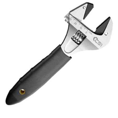 CSI Automatic Ratchet Monkey Pipe Wrench APW-08 Spanner Combination, 8 Inch, 1 Piece