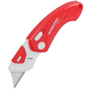 WorkPro Low Cost Plastic Quick Change Utility Knife WP211004, 1pc