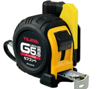 TAJIMA Tajima Safety Tape Measure SFGL25-55BL Tape Measure 5.5mx25mm Double-Sided Tape Measure SF GL 5.5