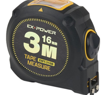 EXEPOWER Autolock Tape Measure Double-Sided Type 3m x 16mm EWT-316B, 1pc