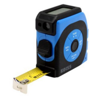 COIS 2IN1 Laser Tape Measure Distance Meter KT4M