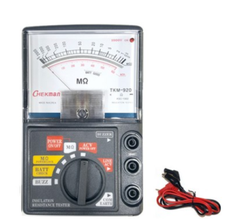 Insulation Resistance Meter Megger Leakage Tester TKM-920 1000V 2000M Ohm Insulation Analog, 1 Set