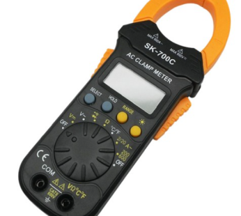 SKM Electronics SK-700C Clamp Meter Tester Fukumeta AC Current Measurement Voltage Tester