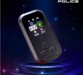 POLICE Rechargeable KC Certified Carbon Monoxide Alarm CO Gas Detector for Camping Car