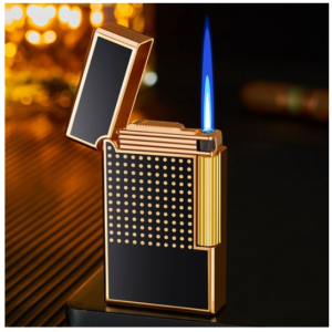 Eco Lucky Windproof Classic Turbo Fashion Lighter Gift Camping, Classic Turbo-Dot Pattern…, 1pc