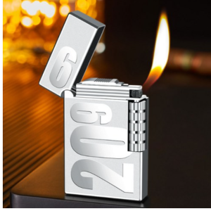 Eco Lucky 2099 Fashion Lighter Retro Style, 2099-Silver, 1pc