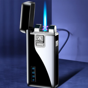 Bluefire Lighter Rechargeable Plasma 2in1 Dual Battery Display, Bluefire Lighter-…, 1pc