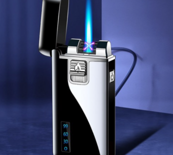 Bluefire Lighter Rechargeable Plasma 2in1 Dual Battery Display, Bluefire Lighter-…, 1pc