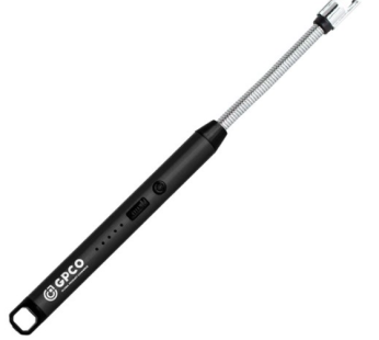 GPICO KC Certified Plasma Electric Candle Lighter 2nd Generation USB C Type Rechargeable Candle Lighter, Black, 1 Piece