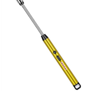 KC Certified USB Rechargeable Ignitor Electric Lighter Camping Candle Restaurant Ignition Stick, Yellow, 1pc