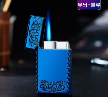 Turbo Windproof Luxury Rechargeable Lighter Men Women Couple Birthday Gift Personal Floral Luxurious Lighter Case