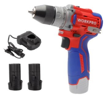 WorkPro 12V Cordless Drill Set WP460201