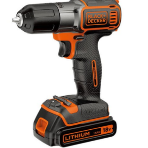 [KC Certified] Black & Decker 18V Lithium-ion AutoSense Technology Drill AUTO01-KR