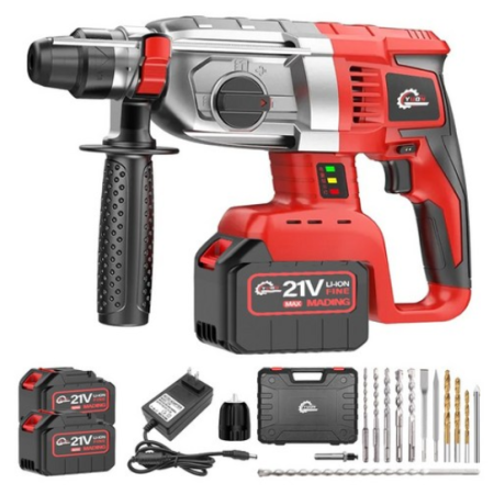 YUON German technology high power hammer drill electric hammer impact wireless charging pulverizer anchor demolition rotary crusher
