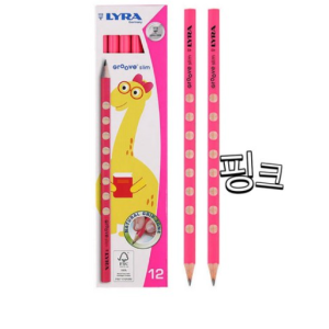 Yushin Trading LYRA GROOVE pencil correction pencil fluorescent color Lyra Groove pencil set HB 12 pieces 48 pieces