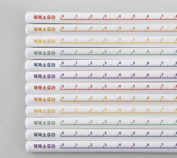 Design Ajit custom-made name pencil 2B 12 pieces 12cm color pencil engraving gift