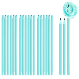 Youngart Flower Pencil B Heart, Blue, 36 pcs