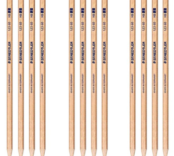 Staedtler Natural Wood Pencil 123-60 HB, 12 pcs