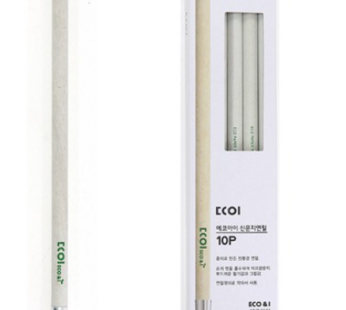 Eco-Eye Newspaper Eraser Pencil 10-piece Set Pencil B