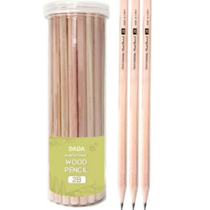 Dada Natural Wood Simple Pencil 2B 30p