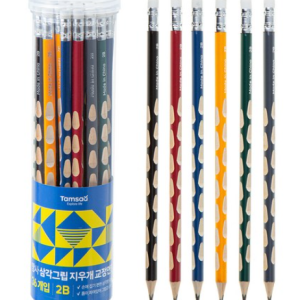 Exploration Triangle Grip Eraser Correction Pencil 2B