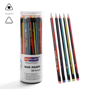 BVIEW STUDIO Glory Erasable Pencil Premium Color Color HB Pencil 4 Tas 48 Pieces