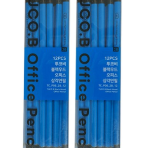 Tucobi Blackwood Office Triangle Pencil 12p, 2B TC-P06, 2ea