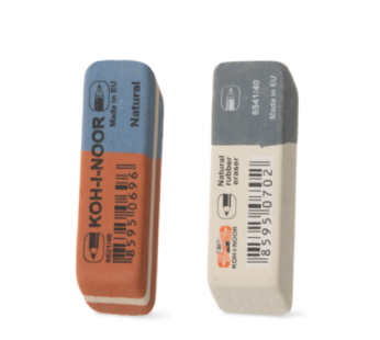 Eco-friendly natural rubber eraser